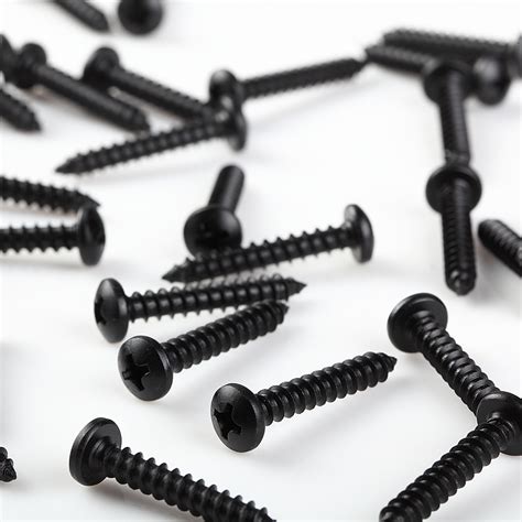 black oxide screw sizes